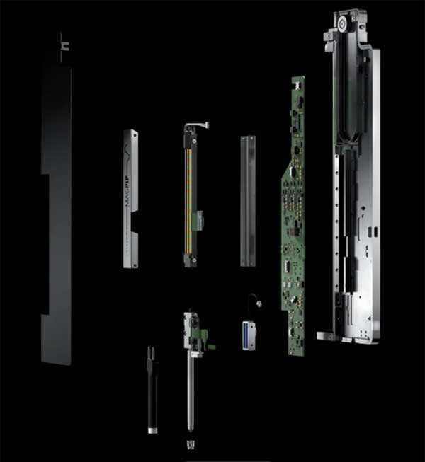 KUK liefert für dieses technische Meisterwerk einen Linearmotor, der das präzise Dosieren von Flüssigkeiten (zwischen 350nl und 750ul) ermöglicht, einschliesslich der Leiterplattenmontage. Ausserdem einen Luft-Linearmotor für die Bewegung der einzelnen Pipetten auf der Y-Achse.