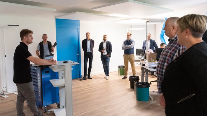The new Technology Centre will house the Product Development and Automation departments. The engineers have the task of developing innovative production processes for customer-specific winding goods.